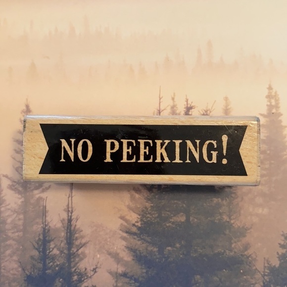 Lot of Wood Mounted Christmas Stamps No Peeking! - Picture 5 of 8